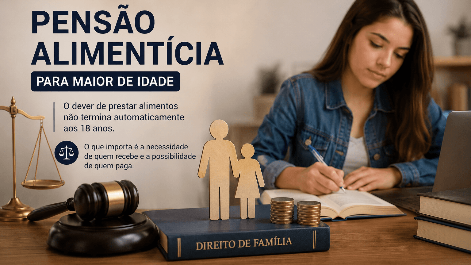 Filha maior de idade mantém direito à pensão durante curso superior, decide TJSP